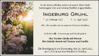 eine Anzeige